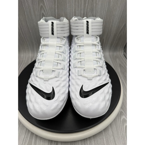 Nike Force Savage Pro 2 Mens Size 9 White Black Football Cleats AH4000-100 NEW main image 10